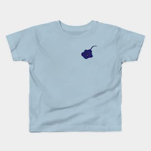 Cute Navy Stingray Kids T-Shirt